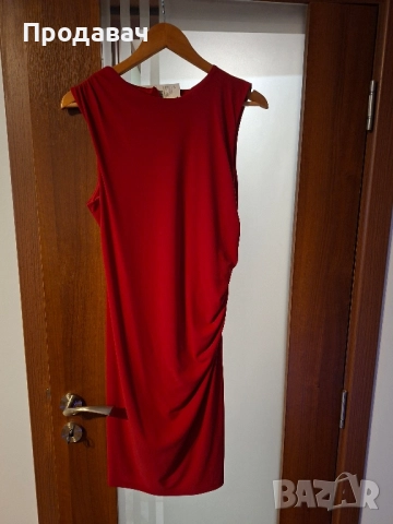 Червена хубава рокля, снимка 3 - Рокли - 52787811