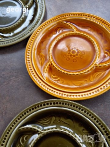 Четири керамични плата за ордьовър , снимка 4 - Прибори за хранене, готвене и сервиране - 36031640