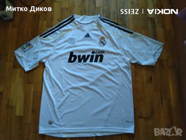 Реал Мадрид футболна тениска отлична домакини 2009-2010 №9 Кристиано Роналдо размер ХЛ, снимка 2 - Футбол - 48002975