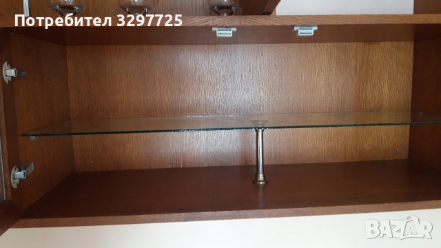 🤎Дървена стенна секция може и за библиотека 📖 цена , снимка 5 - Секции и витрини - 52872666