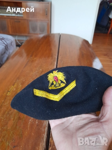 Стара военна барета,шапка #12, снимка 2 - Антикварни и старинни предмети - 51869749