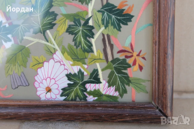 Стара Китайска картина с две лица , снимка 7 - Картини - 50989614