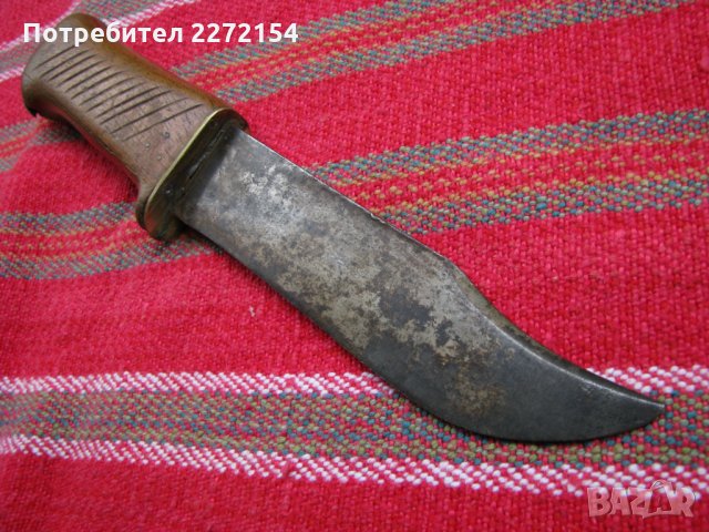 Немски окопен нож с кания, снимка 4 - Антикварни и старинни предмети - 34456207
