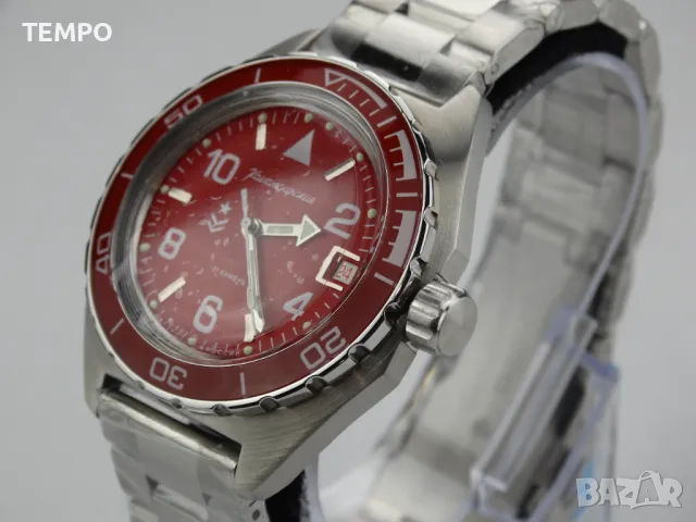 ВОСТОК КОМАНДИРСКИЕ АВТОМАТИЧЕН  ref: 650841, снимка 5 - Мъжки - 42175700