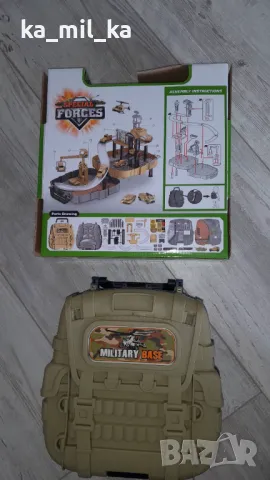 Играчка-Военна база, Куфар, снимка 6 - Конструктори - 48472401