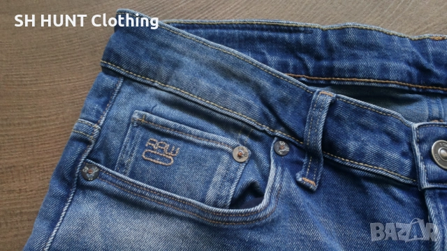 G-Star 3301 LOW TAPERED Jeans Размер 32 / 30 еластични дънки 1-61, снимка 5 - Дънки - 52216867