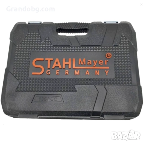 Premium Немско Гедоре 108 части Stahl Mayer + Две Тресчотки, снимка 5 - Други инструменти - 52185218