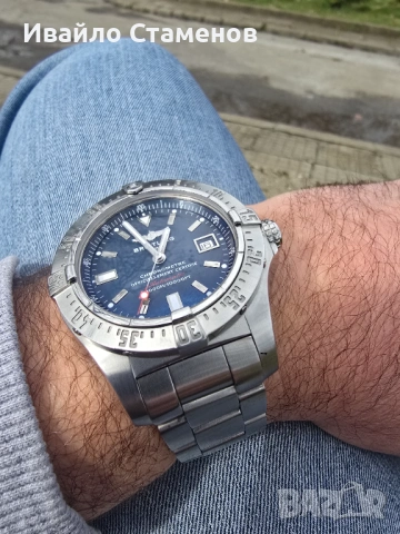 Breitling верига, оригинална, снимка 13 - Каишки за часовници - 53557863