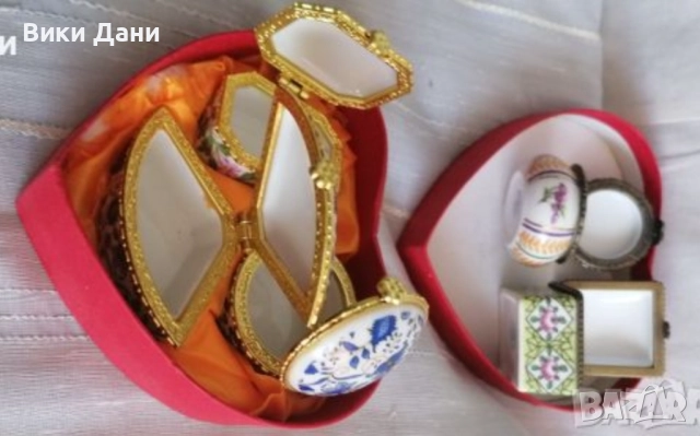 ретро порцелан позлата маркиран, снимка 7 - Колекции - 34201552