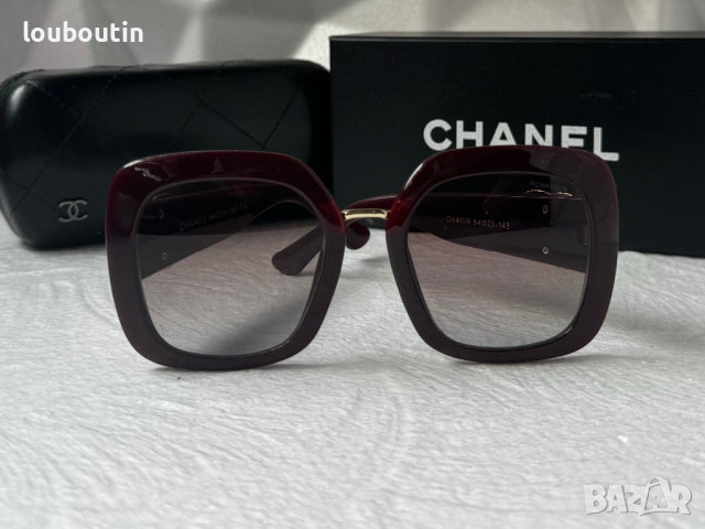 CH дамски слънчеви очила квадратни с лого , снимка 7 - Слънчеви и диоптрични очила - 44687572