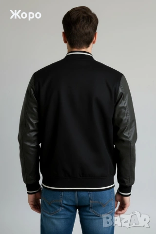 Karl Lagerfeld  Оригинално дизайнерско яке тип Varsity/Bomber – НОВО С ЕТИКЕТ – Размер M, снимка 9 - Якета - 53577173