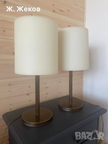 Две настолни лампи, снимка 2 - Настолни лампи - 53123847