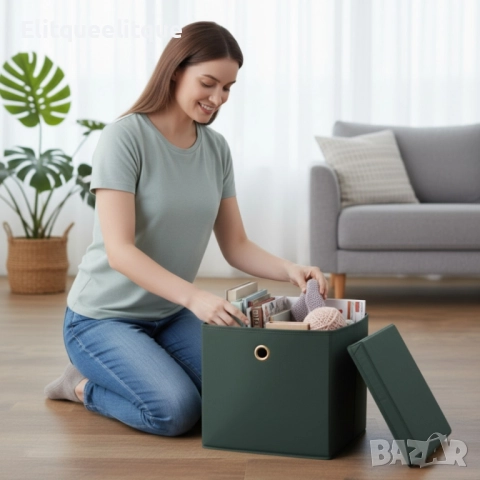 Сгъваема кутия за съхранение, снимка 4 - Кутии за съхранение - 52251107