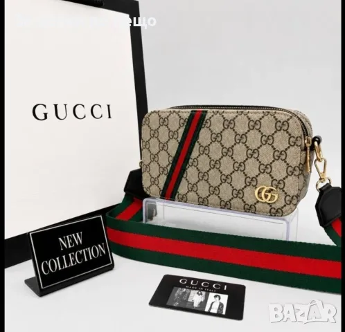 Gucci Дамска Чанта С Дълга Дръжка За През Рамо Гучи - Различни Цветове Код V29, снимка 3 - Чанти - 55943635