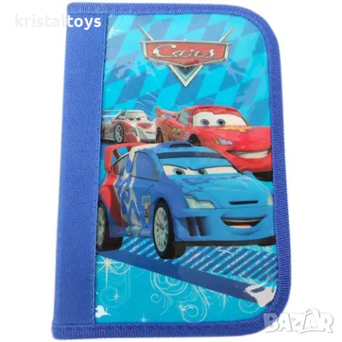 Ученически Несесер твърд, с един цип и с картинка на Карс Cars 173281, снимка 1