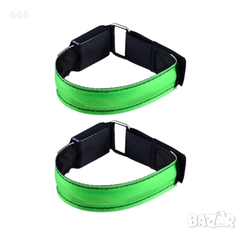 LED лента за ръка USB акумулаторна лента за бягане нощна безопасност бягане велосипедна екипировка