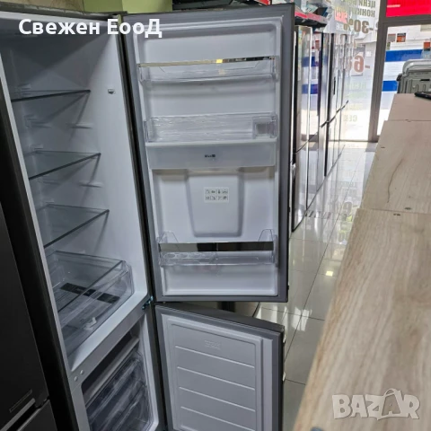 хладилник с фризер HANSEATIC - 179 см.+ диспенсер, снимка 3 - Хладилници - 50685957