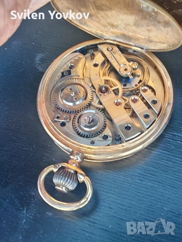 Продавам златен джобен часовник 14к на 121години , снимка 7 - Мъжки - 53865745