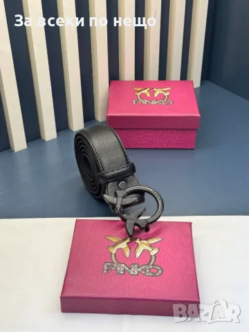 Pinko Колан Естествена Кожа Пинко - Налични Различни Цветове Код D2407, снимка 6 - Колани - 49413311