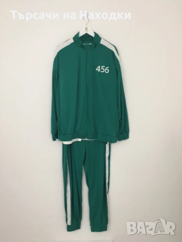 Спортен екип комплект Игра на Калмари Squid Game 456 XL Xlarge, снимка 3 - Спортни дрехи, екипи - 51077805