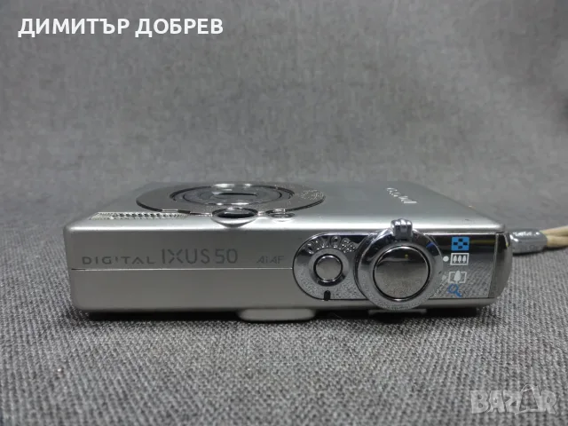 ЦИФРОВ ФОТОАПАРАТ CANON DIGITAL IXUS 50 5.0MP CCD DIGITAL CAMERA Y2K DIGICAM, снимка 6 - Фотоапарати - 55722648