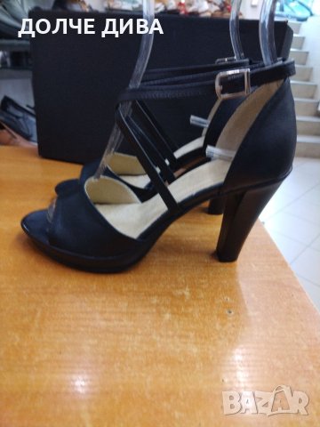 НАМАЛЕНИЕ-Дамски сандали естествена кожа м. 687 бяли,черни и светло бежави, снимка 11 - Сандали - 40748705