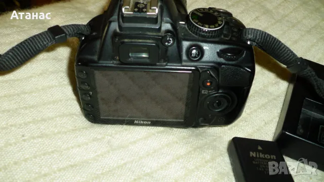 Фотоапарат NIKON D3100 + обектив NIKON 18-55mm AF-S DX VR, снимка 4 - Фотоапарати - 49099948