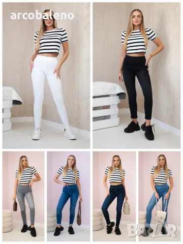 Дамски дънкови панталони, 6цвята 