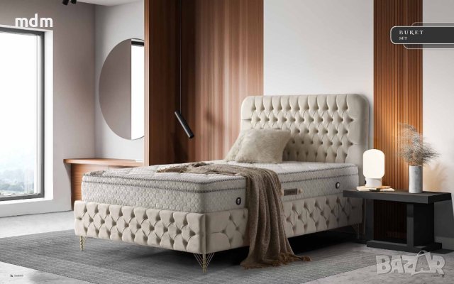 Тапицирани легла с матрак 1490 лв за всички модели, снимка 4 - Спални и легла - 39877323