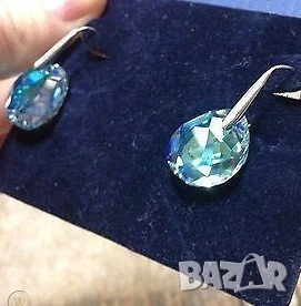 Сваровски обеци 1. 5  см Swarovski