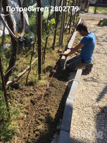 Редене на гранитни павета, бетонни павета, бордюр, тротоарни плочии други. , снимка 8 - Други ремонти - 36340150