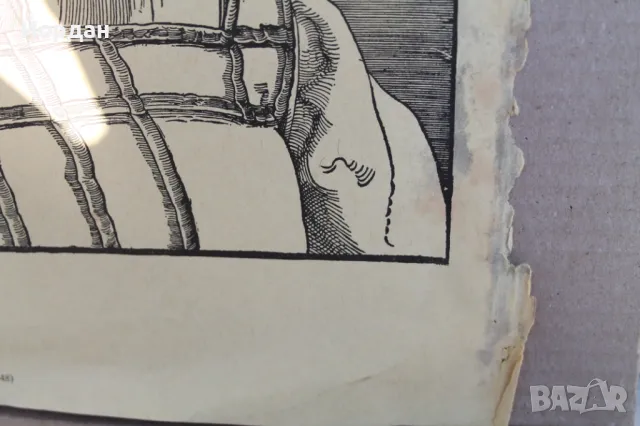 Литография ''Албрехт Дюрер'', снимка 7 - Колекции - 48572581