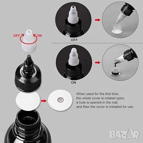 Мастило за татуиране Stigma 120ml, ink , мастило за татуси и вежди, снимка 6 - Други - 52197338