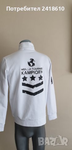 Dirk Bikkembergs Stretch Mens Full Zip Size M НОВО! ОРИГИНАЛ! Мъжкo Горнище!, снимка 4 - Спортни дрехи, екипи - 41963874