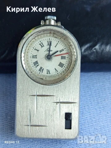 Съветски джобен часовник с пластмасов капак механичен за КОЛЕКЦИЯ 18277