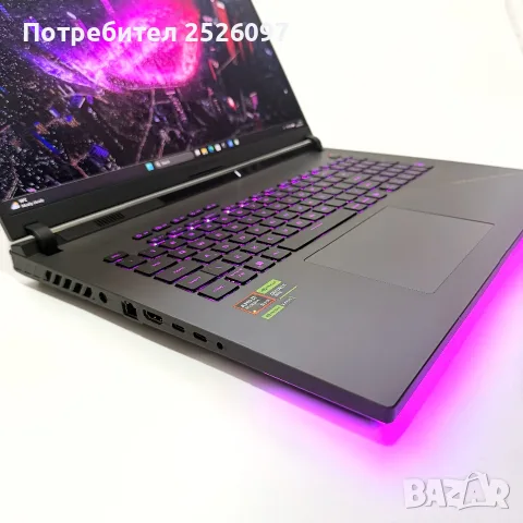 ASUS ROG Strix G18/240Hz WQXGA/Ryzen 9 9955HX 64MB/RTX 5070/1TB/RGB, снимка 5 - Лаптопи за игри - 55898314