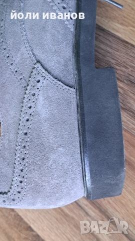 Кожени италиански обувки 44 номер, снимка 5 - Маратонки - 53778060
