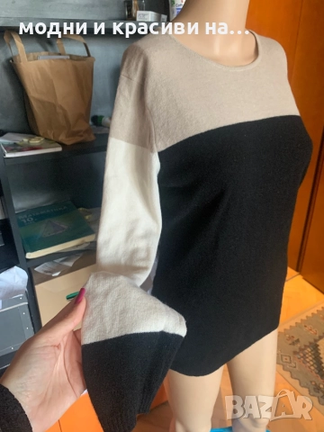 Дамски кашмирен пуловер Villao, размер М/L, снимка 3 - Блузи с дълъг ръкав и пуловери - 52677815