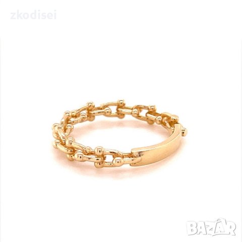 Златен дамски пръстен Tiffany 3,17гр. размер:57 14кр. проба:585 модел:16925-5, снимка 2 - Пръстени - 41179863