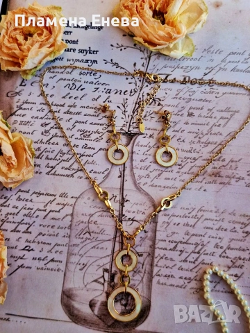 Дизайнерски сребърен комплект бижута Li-La-Lo., снимка 6 - Бижутерийни комплекти - 53744787