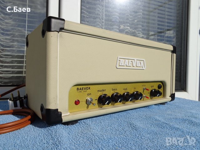 BAEVOX - лампова китарна глава 20 вата. tube amp., снимка 3 - Китари - 40227112