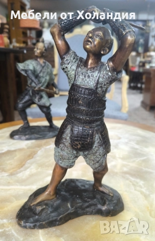 Бронзови пластики на самураи, снимка 6 - Колекции - 52199469