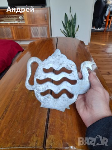 Стара поставка за топли съдове,предмети #9, снимка 4 - Антикварни и старинни предмети - 34518380