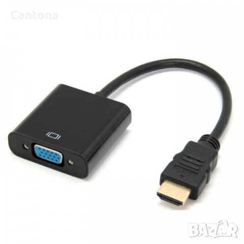 Syncwire HDMI към VGA адаптер, HDMI конвертор, позлатени накрайници, снимка 1 - Кабели и адаптери - 41478666