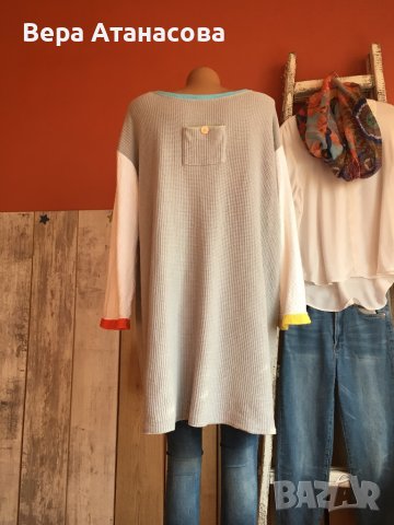 💙❤️Красива макси туника🔷oversized🔵22 лв., снимка 2 - Туники - 39107879