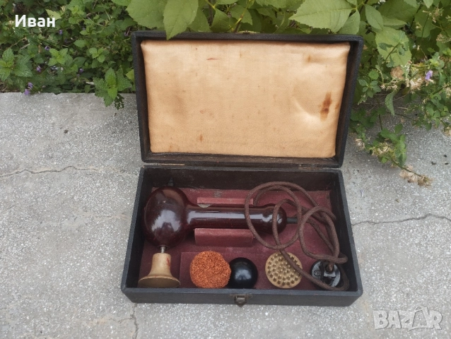 Антикварен масажор за лице 1920-1945, снимка 2 - Антикварни и старинни предмети - 52100441