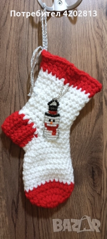 Ръчно изработени Коледни чорапи , снимка 5 - Декорация за дома - 52503549
