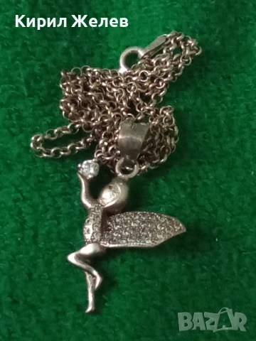 СРЕБЪРНА ФЕЯ ДЪРЖИ СКЪПОЦЕНЕН КАМЪК Арт ПЕНДАНТ с ФИНА СРЕБЪРНА ВЕРИЖКА - СРЕБРО 925 с ЦИРКОН 49778, снимка 13 - Колиета, медальони, синджири - 50416539