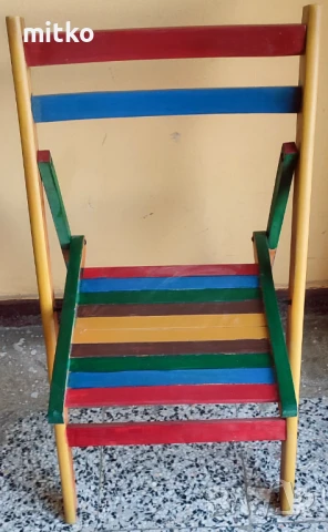 Сгъваем стол от бук, снимка 5 - Столове - 51392693