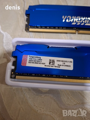 RAM Рам памет 2x8GB 16GB DDR3 1600MHz, снимка 6 - RAM памет - 52871295